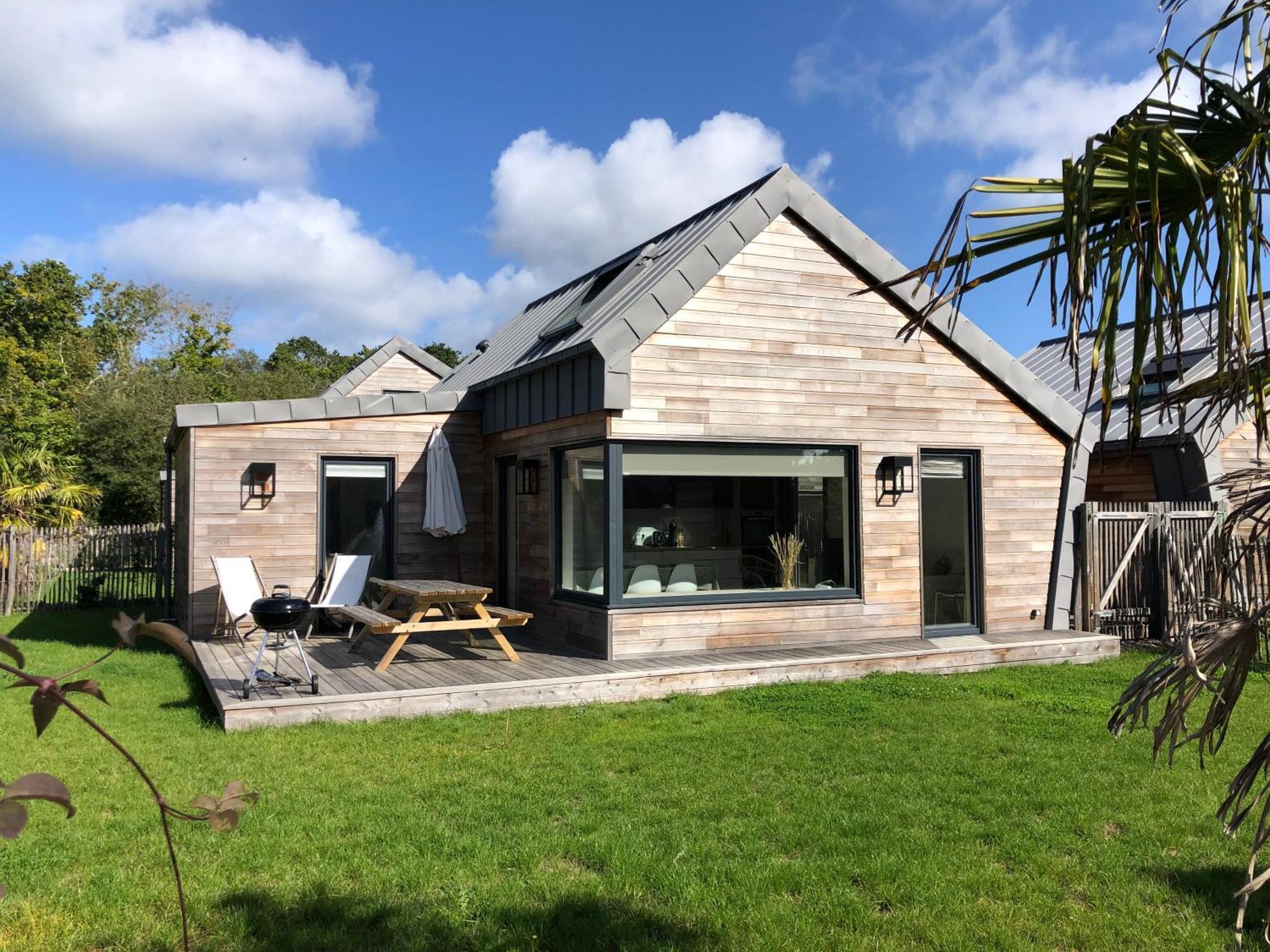 La Cabine Du Bout Du Monde Avec Mezzanine , Votre Maison De Vacances De Haut Standing 卡松 外观 照片